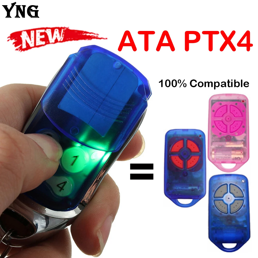 

Новый пульт дистанционного управления ATA PTX4 433 МГц, совместим со стандартным устройством для открывания Гаражных дверей