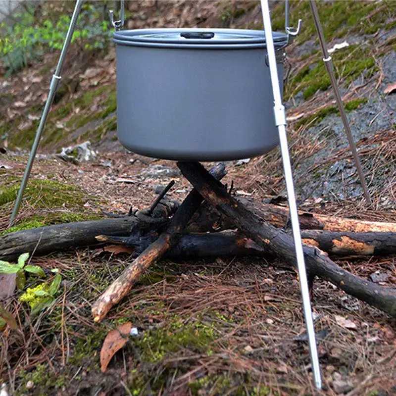 

Portable Adjustable Grill Tripod Retractable Camping Cooking Tripod With Storage Bag Outdoor BBQ Cooking Tool Camping Accesorios