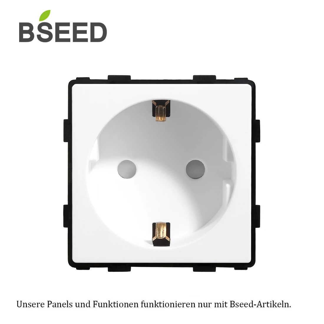 Настенная розетка BSEED электрическая с питанием от USB в европейском и британском