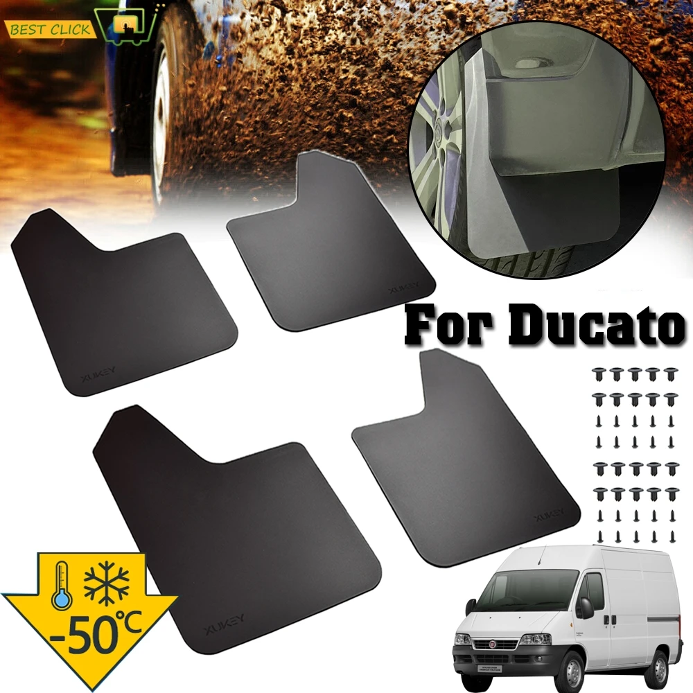 4 шт. широкие Брызговики для гонок/ралли Fiat Ducato Peugeot Boxer Ram ProMaster брызговики 15 &quotx 11