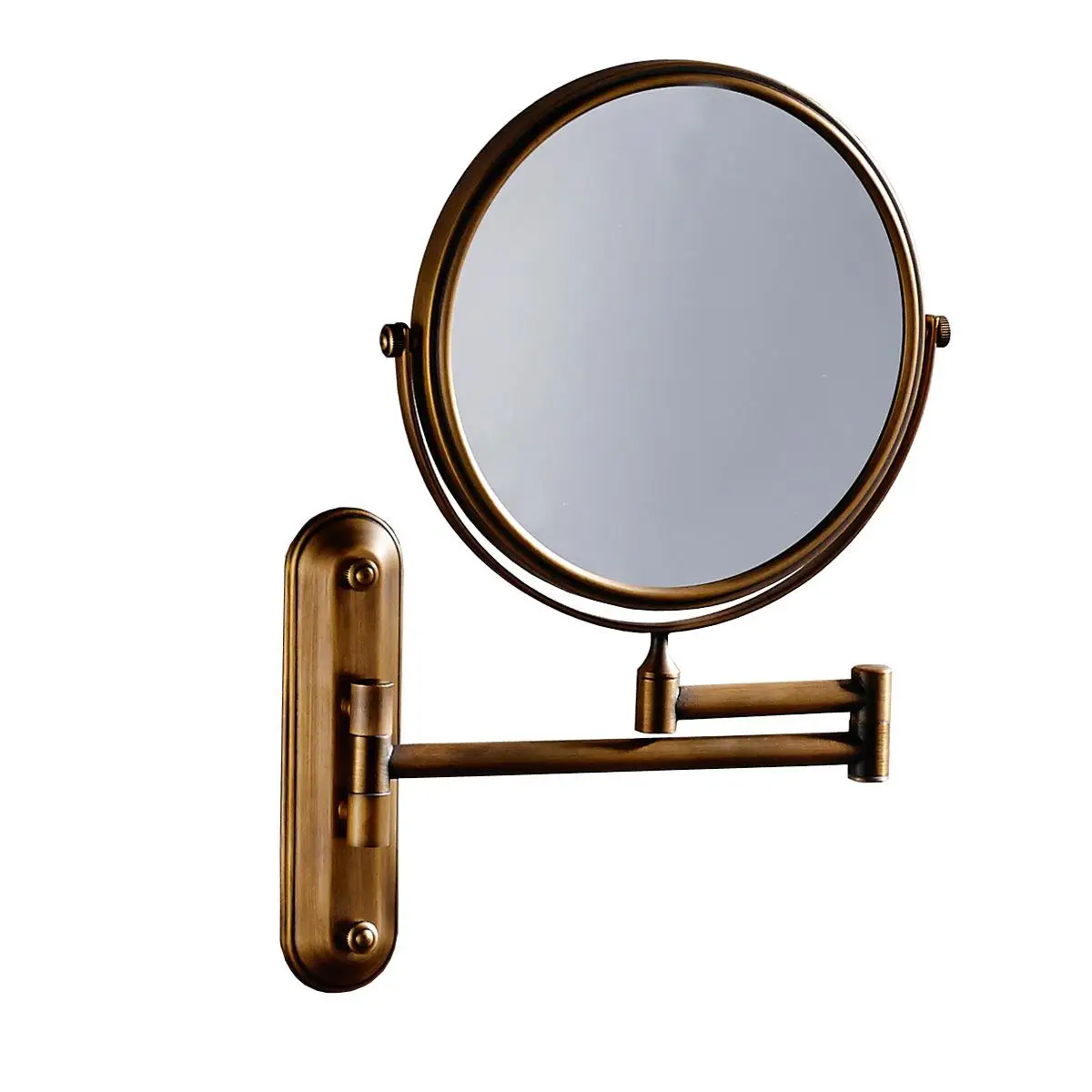 Зеркало для макияжа в ванную комнату античное бронзовое настенное зеркало с