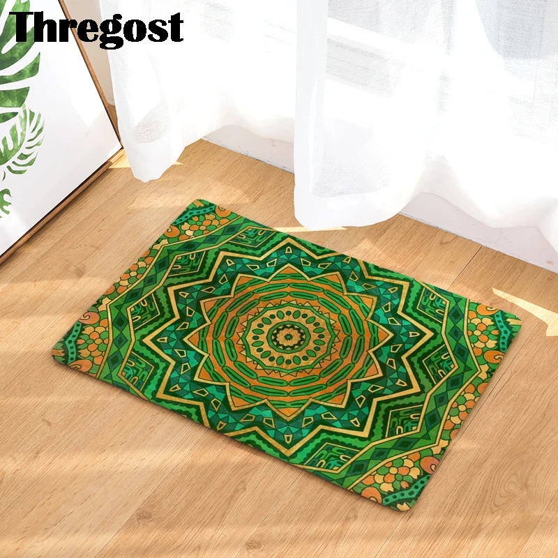 Декоративные напольные коврики в стиле бохо Впитывающий Коврик с изображением