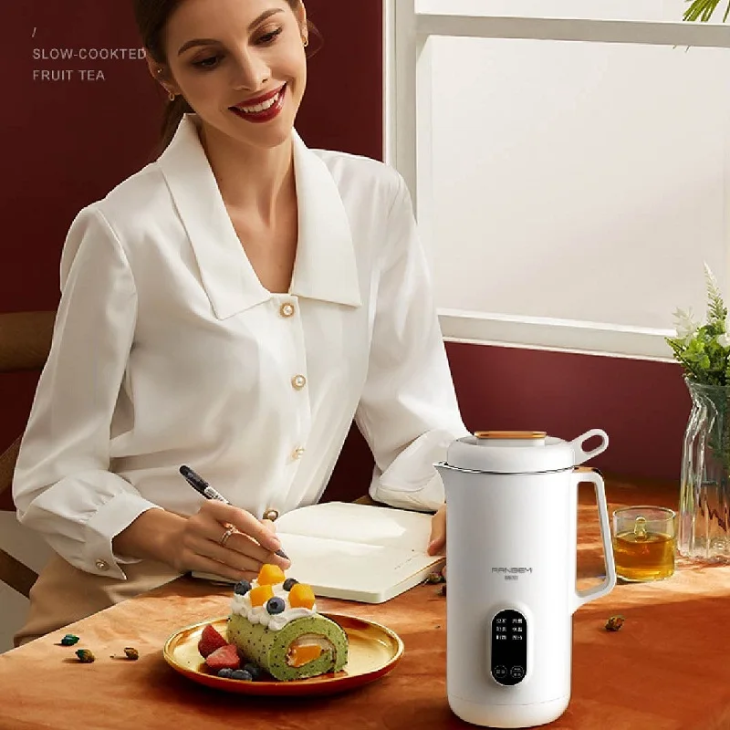 

220V Soymilk Machine Juicer Supplementary Food Machine Grinding Heating Wall Break Machine Filter-Free Timed Appointment 350ML