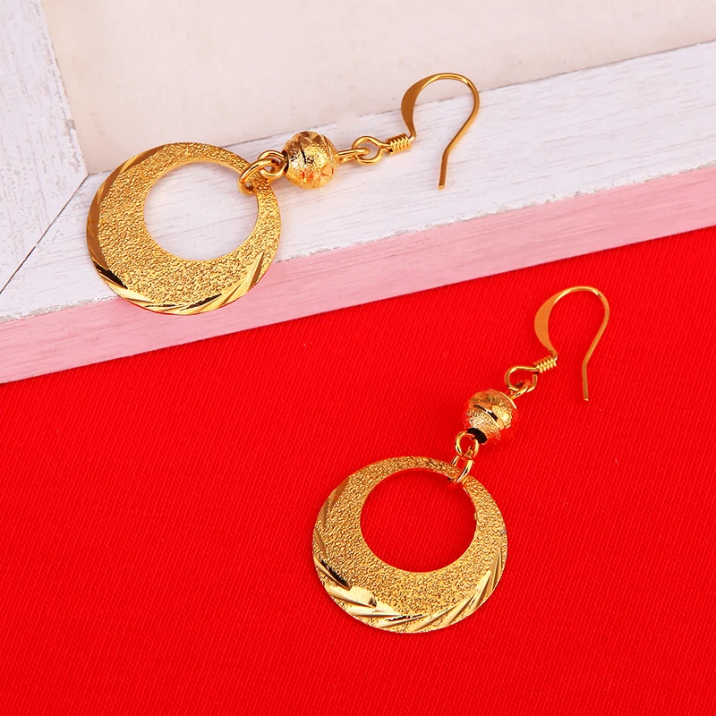 Женские серьги ручной работы золотого цвета в африканском стиле ювелирные