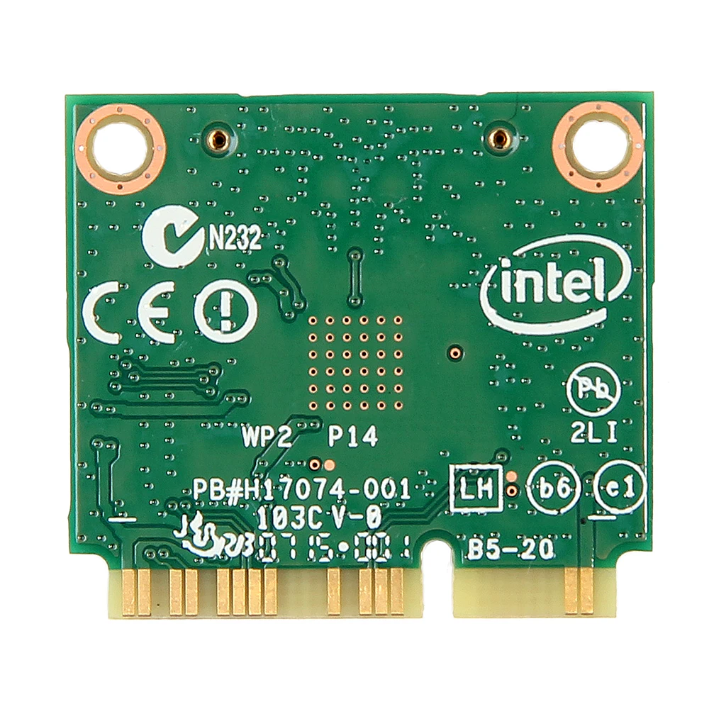 Двухдиапазонный 1200 Мбит/с 802.11ac Intel 7260HMW 7260AC 2,4G/5 ГГц Wlan Wi-Fi Bluetooth 4,0 Mini PCIe WiFi Беспроводная сеть PCIe карта