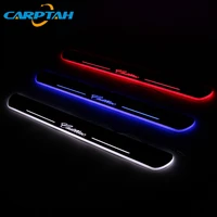carptah trim pedal led car light door sill scuff plate pathway dynamic streamer welcome lamp for cadillac xt5 2014 2016 2017
