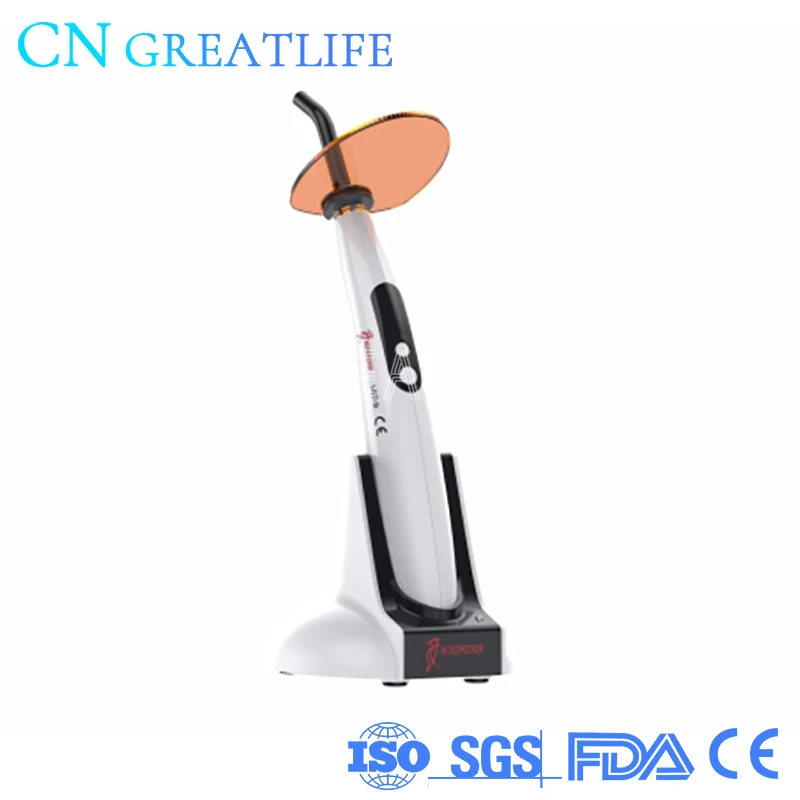 

Dental Wireless LED.B Curing Light Lamp 1200-1400mw/cm2 110V-240V Adjustable Working Time