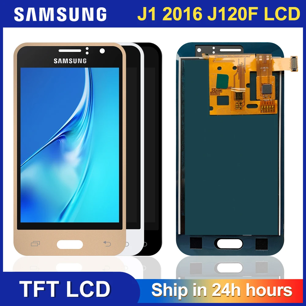 ЖК дисплей j120f для Samsung Galaxy J1 2016 J120 J120F J120H J120M с сенсорным экраном и дигитайзером в