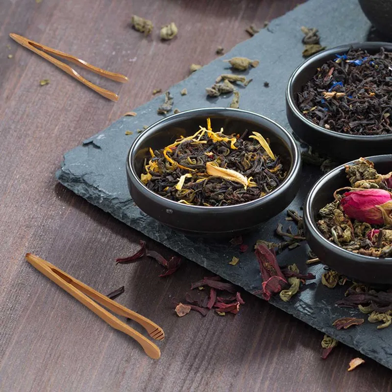 Высокое качество CreativeBamboo деревянная еда тост щипцы тостер бекон сахар лед чай