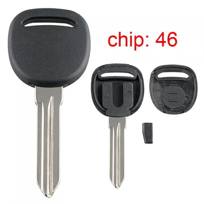 Ключ пустой неограненный сменный корпус ключа чехол с 46 чипом и правым слотом