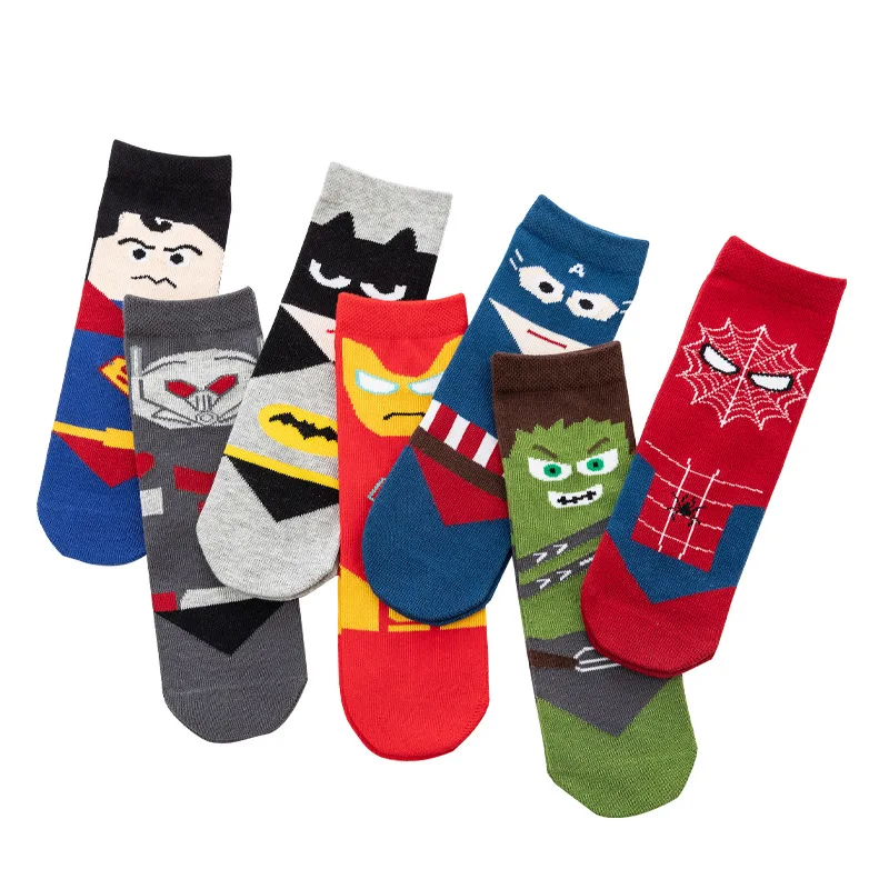 

1-10 Years Children's Cartoon Anime Socks Soft Breathable Multiple StylesTrendy Girls Socks Funny Warm Boys Socks Appli