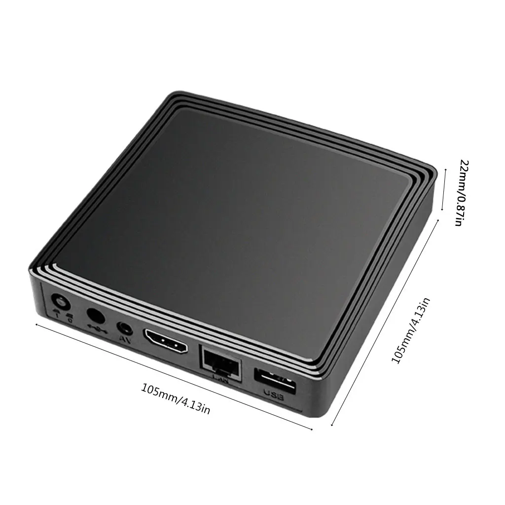 

For Android 10.0 TV Box Quad Core 16GB Youtube Voice Assistant Set Top TV Box 4K Media Player Audio TVBox