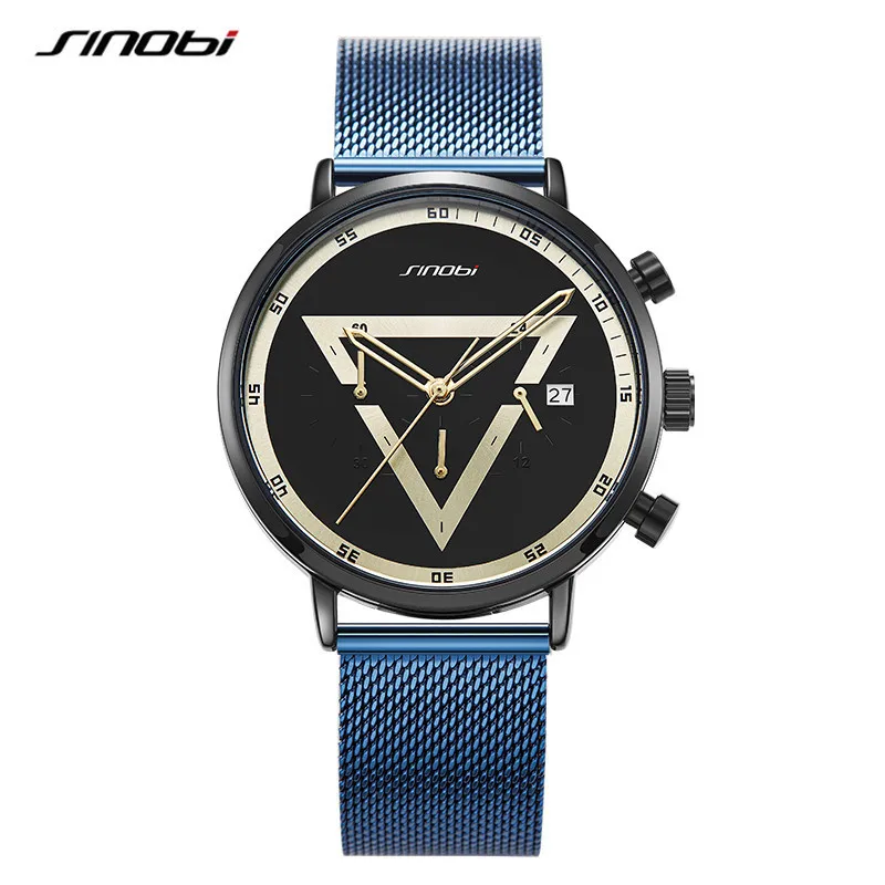 

Sinobi New Fashion And Personality Men's Sports Watch Men's Creative Waterproof Quartz Watch Wrist Watch Reloj Hombre 2021