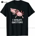Новинка I Axolotl милые кавайные Розовые пастельные готические эстетические футболки-Женская хлопковая футболка унисекс