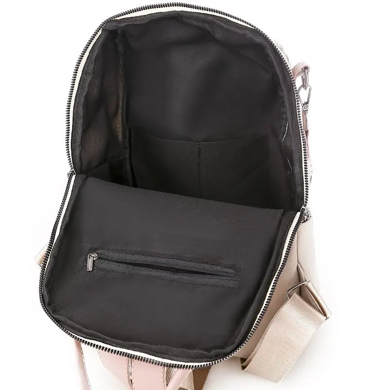 Женский модный рюкзак с вышивкой женский из ткани Оксфорд школьная сумка на