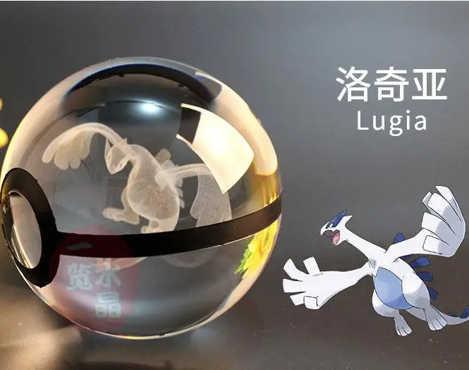 Pokemon Crystal Ball 50 мм 3d настольная лампа 5 в Picacho рождественские вечерние настольные лампы для влюбленных в спальню Подарочные Лампы - Цвет абажура: Diameter 5cm