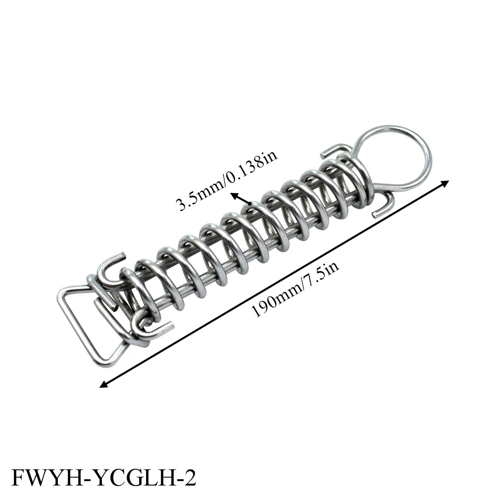 Пружина крышки бассейна из нержавеющей стали 304 проволочная катушка 7 5 дюйма