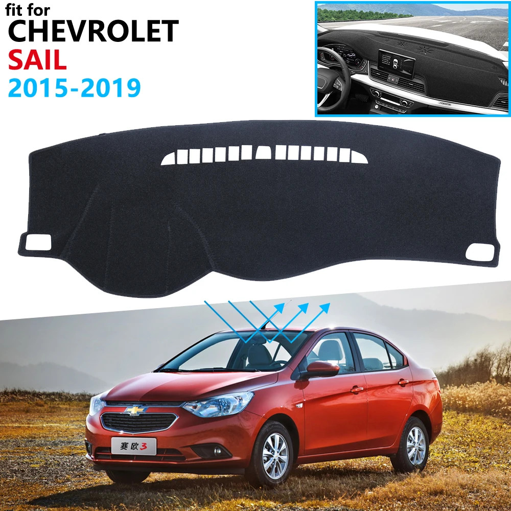 Защитная накладка на приборную панель для Chevrolet Sail 2015 2016 2017 2018 2019 автомобильные