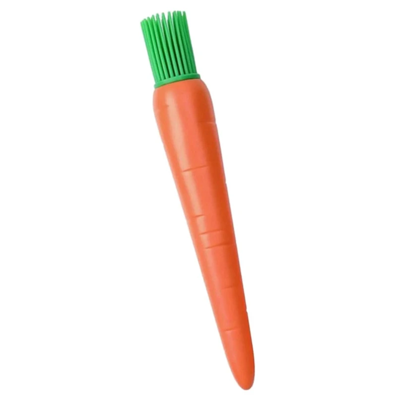 

Heat Resistant Barbecue Brush Carrot Silicone Oil Brush Brush Silicone Thermosetting Pastry Brush