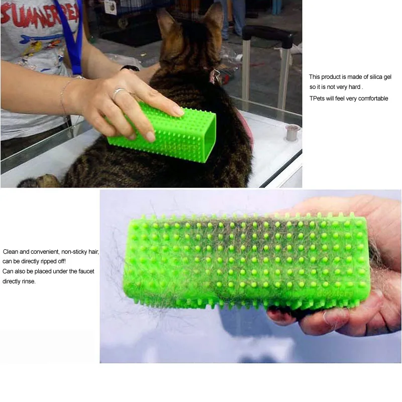 Триммер для стрижки волос щетка удаления Cat Расческа щенка Уход за лошадьми