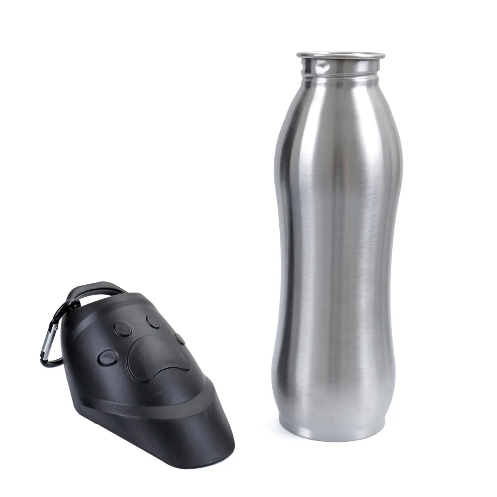 

Pet Bottle 750 ML High Capacity Portable Safety Stainless Steel Dog Cat Drinking Water Bottle Outdoors Travel Dog Bowl Dispenser