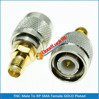 tnc to rp sma connector socket tnc male to rp sma female plug rp sma tnc gold plated straight coaxial rf adapters