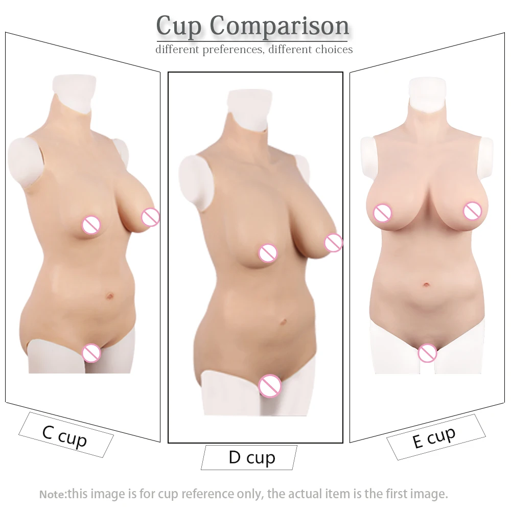 Chihiro E cup реалистичное Силиконовое боди форма груди поддельные с рукой для