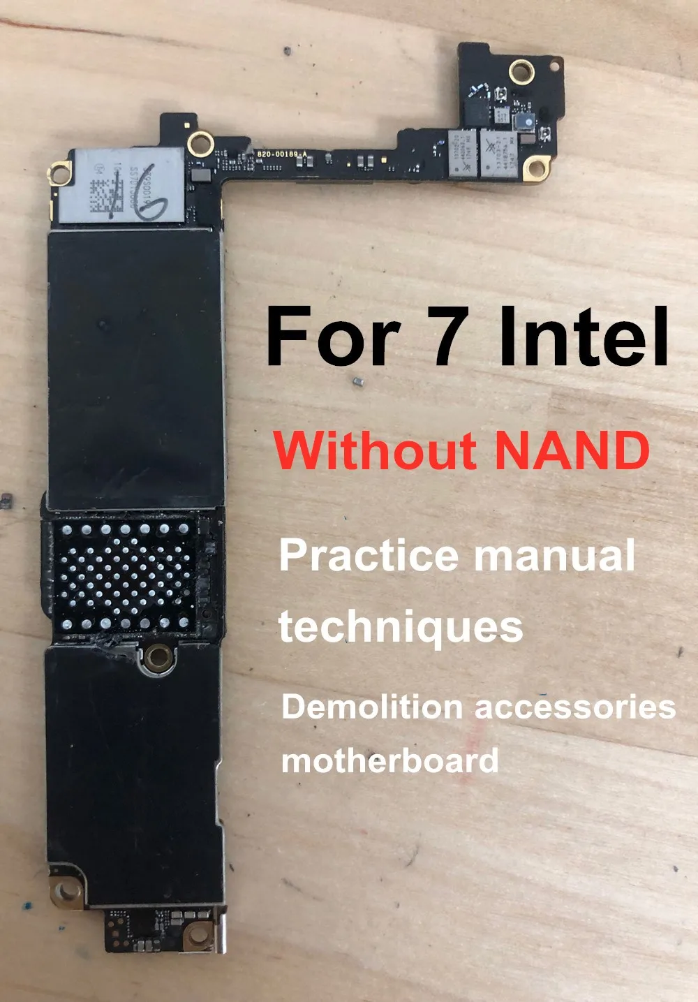 For 7 intel Высокое качество без NAND практика ручная разборка материнской платы техническое обучение для iphone 6 6plus 6s 6splus 7 7p 8 8p X - Цвет: For 7 intel