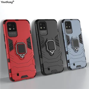 For Realme Narzo 50i Case For Realme Narzo 50 i 50A Case Protector Hard
Rubber Silicone Armor Ring Cover Realme Narzo 50i Cover