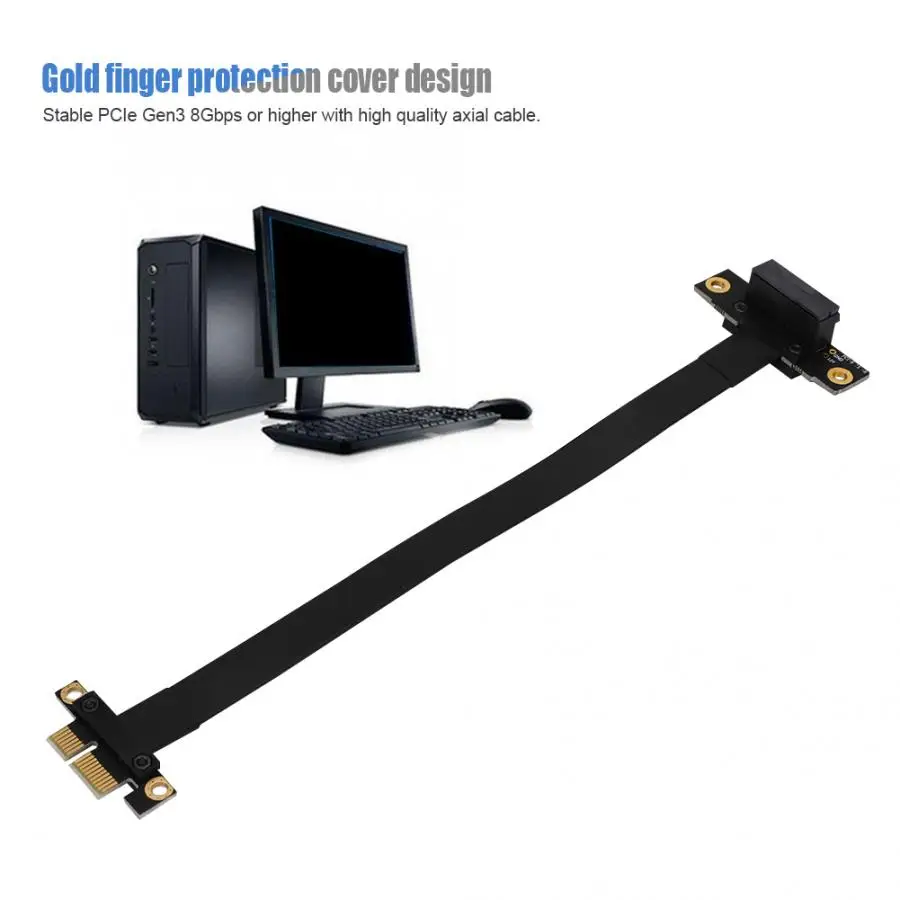 Компьютерные кабели micro usb 20 см PCI E 1X 90 градусов высокоскоростной удлинитель с