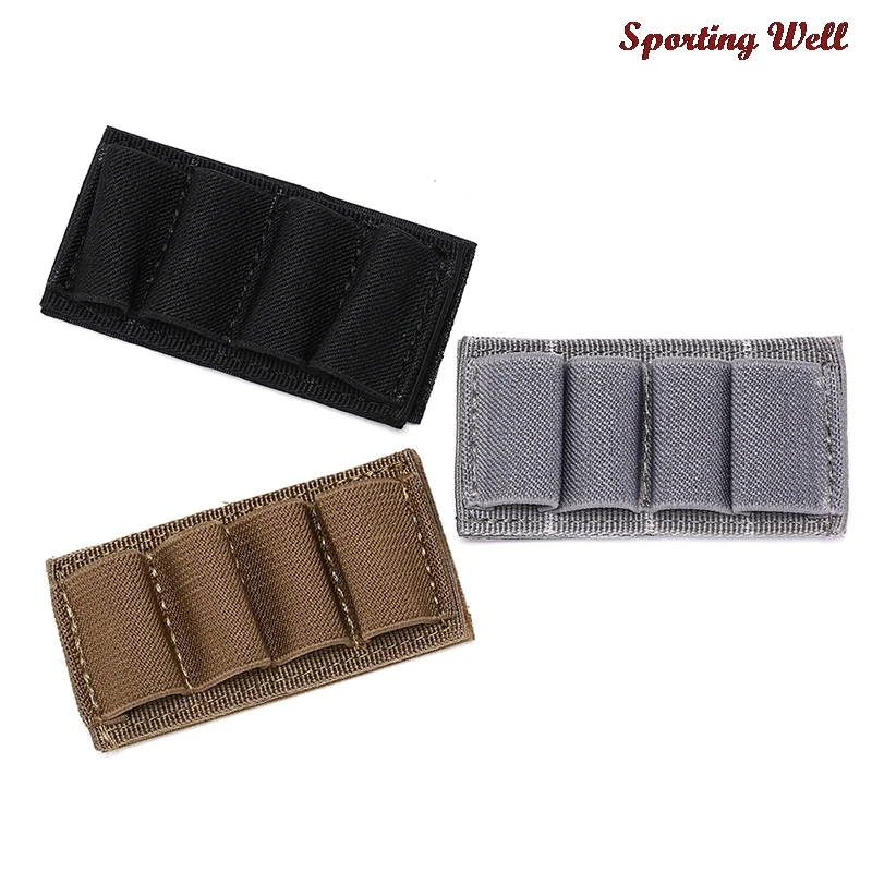 

Нейлоновый военный чехол для журнал Molle, охотничий чехол с 4 снарядами, перезаряжаемая лента, Охотничья палка, чехол для стрельбы, патронов, д...