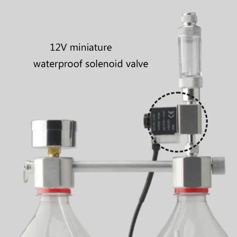 

Aquarium DIY CO2 System Generator Kit Bubble Counter Plants Diffuser with Solenoid Valve for Plants Fish Tank Accessories C42