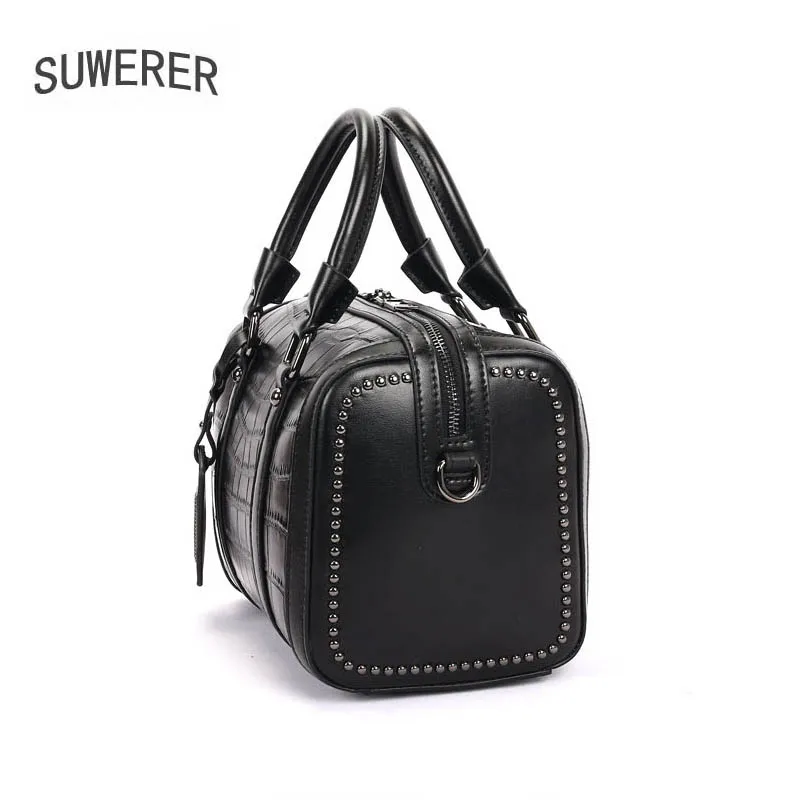 

Women Bag Pillow bag leather handbags 2020 new fashion messenger large capacity bag crocodile pattern cowhide bag ladies handbag