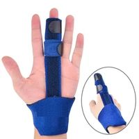 splint trigger finger splint adjustable two finger splint full hand and wrist brace support metal straightening immobilizer tre