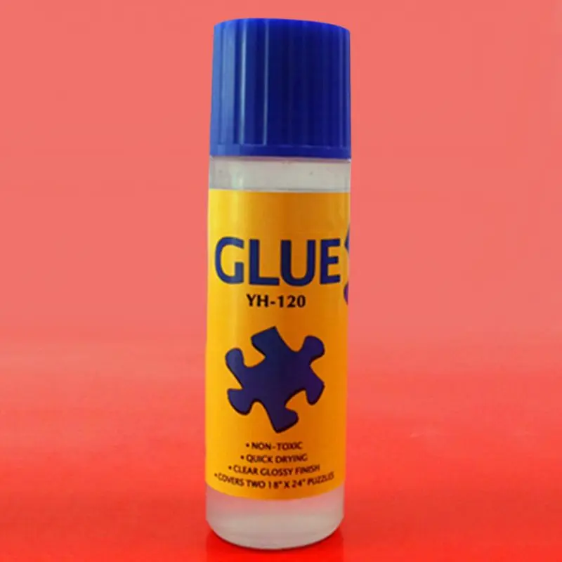 

W3JD Jigsaw Puzzle Glue Office Glue Liquid Transparent Gel Paper Puzzle Accessories