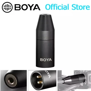 BOYA 35C-XLR 3,5 мм (ТРС) мини-джек Женский микрофон адаптер для 3-pin XLR Штекерный разъем для видеокамер Sony-регистраторы и смесители