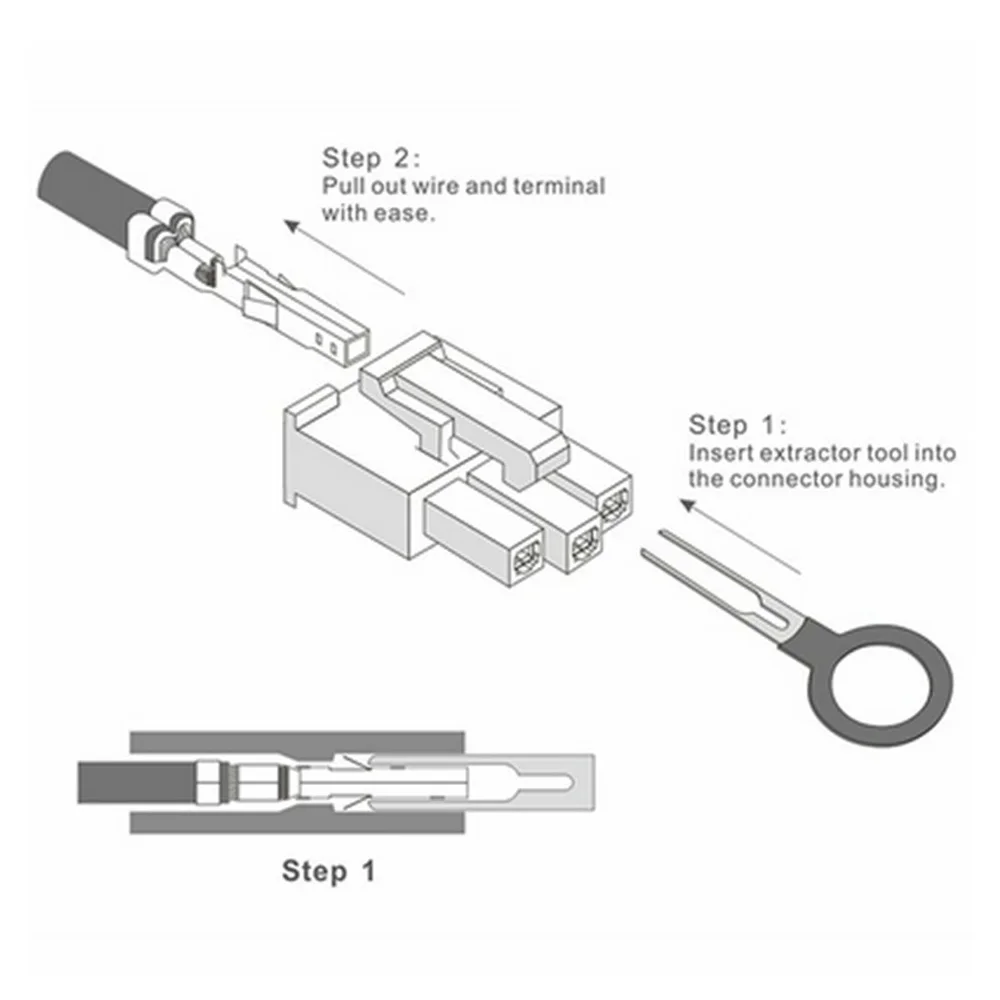 Сменный инструмент для снятия клемм аксессуары запчасти электропроводка |