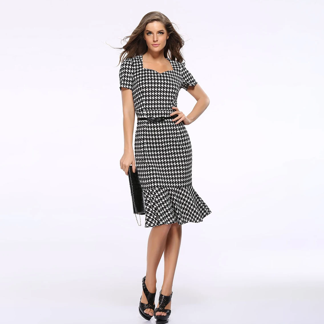 Женское облегающее платье рыбий хвост откровенное элегантное для женщин