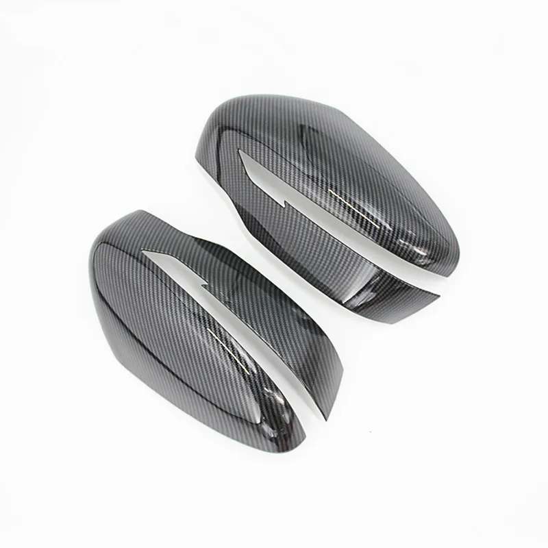 Углеродное волокно стиль накладка на зеркало заднего вида автомобиля украшение