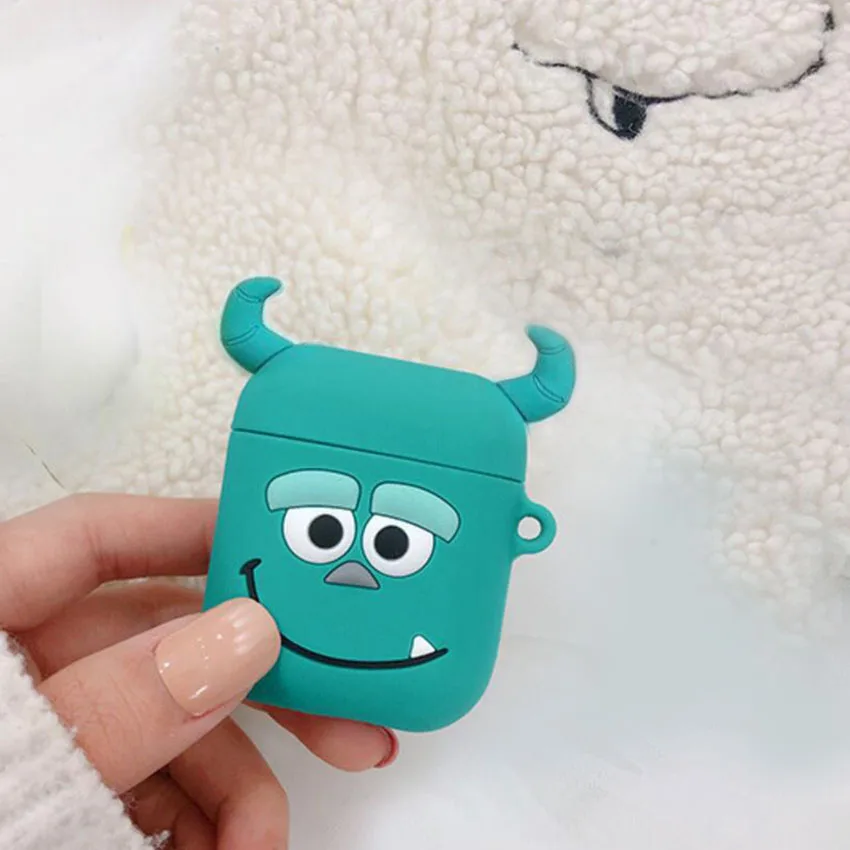 C2 Чехол для airpods 1/2 с милой уткой и милым котом из мультфильма для air pods 2, силиконовый чехол, Bluetooth, беспроводной чехол для наушников - Цвет: C2