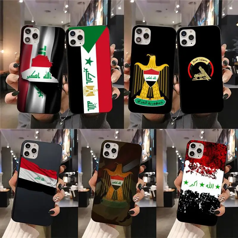 Iraq Flag Phone Case For iphone 12 11 Pro Max Mini XS 8 7 6 6S Plus X 5S SE 2020 XR cover | Mobile Cases &amp Covers