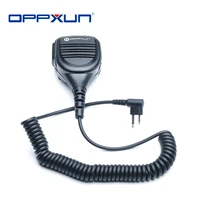 2021 hot dropshipping 2 pin remote speaker microphone for motorola walkie talkie gp68 gp88 gp88s gp300 cp150 radio pmmn4013