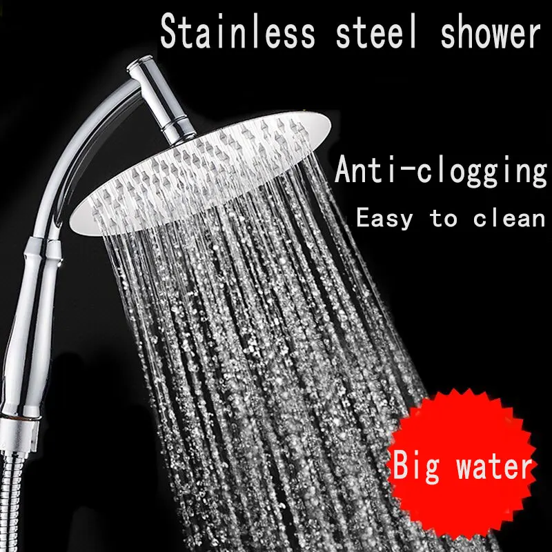 

Stainless steel Shower Head 6/8 inch large shower head Rainfall Shower Head shower hand shower top shower head