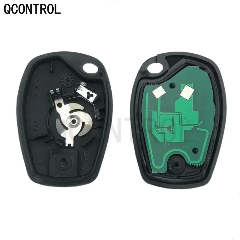 QCONTROL 2-кнопочный автомобильный дистанционный ключ для Renault Duster Logan Fluence Clio Vivaro Movano