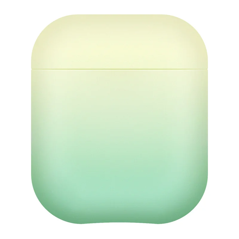 Newest Cute Gradient Color Decorative Hard Shell Case for Apple Airpods 2 Accessories Bluetooth Earphone Protective Cover | Электроника