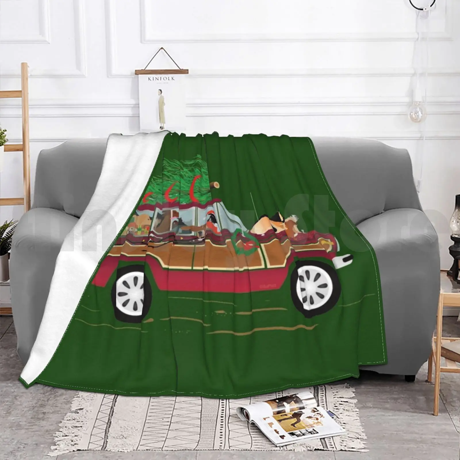 Рождественское одеяло для собак дивана кровати путешествий собаки щенка Canine