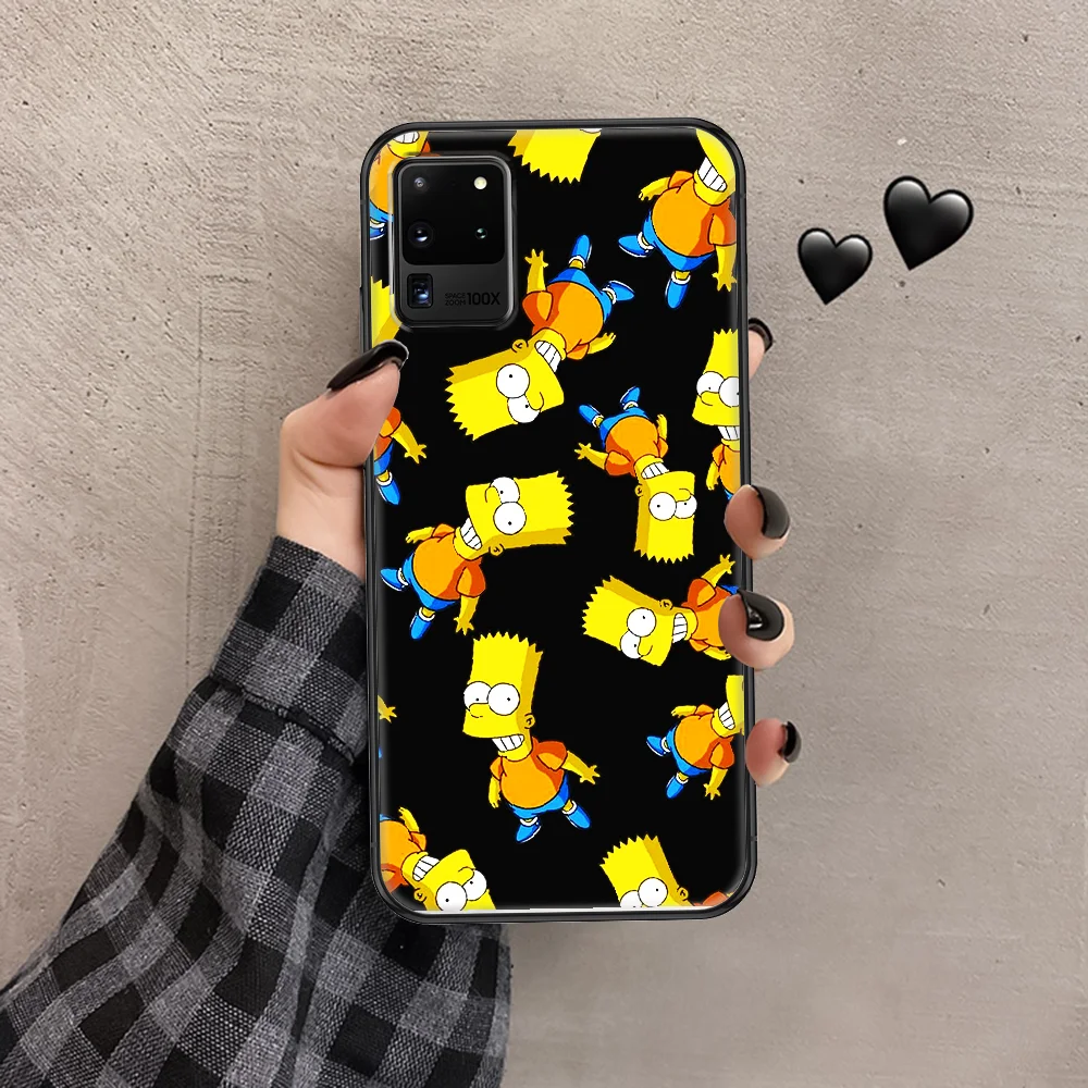 

Funny Homer Simpsones Phone case For Samsung Galaxy Note 4 8 9 10 20 S8 S9 S10 S10E S20 Plus UITRA Ultra black fashion bumper