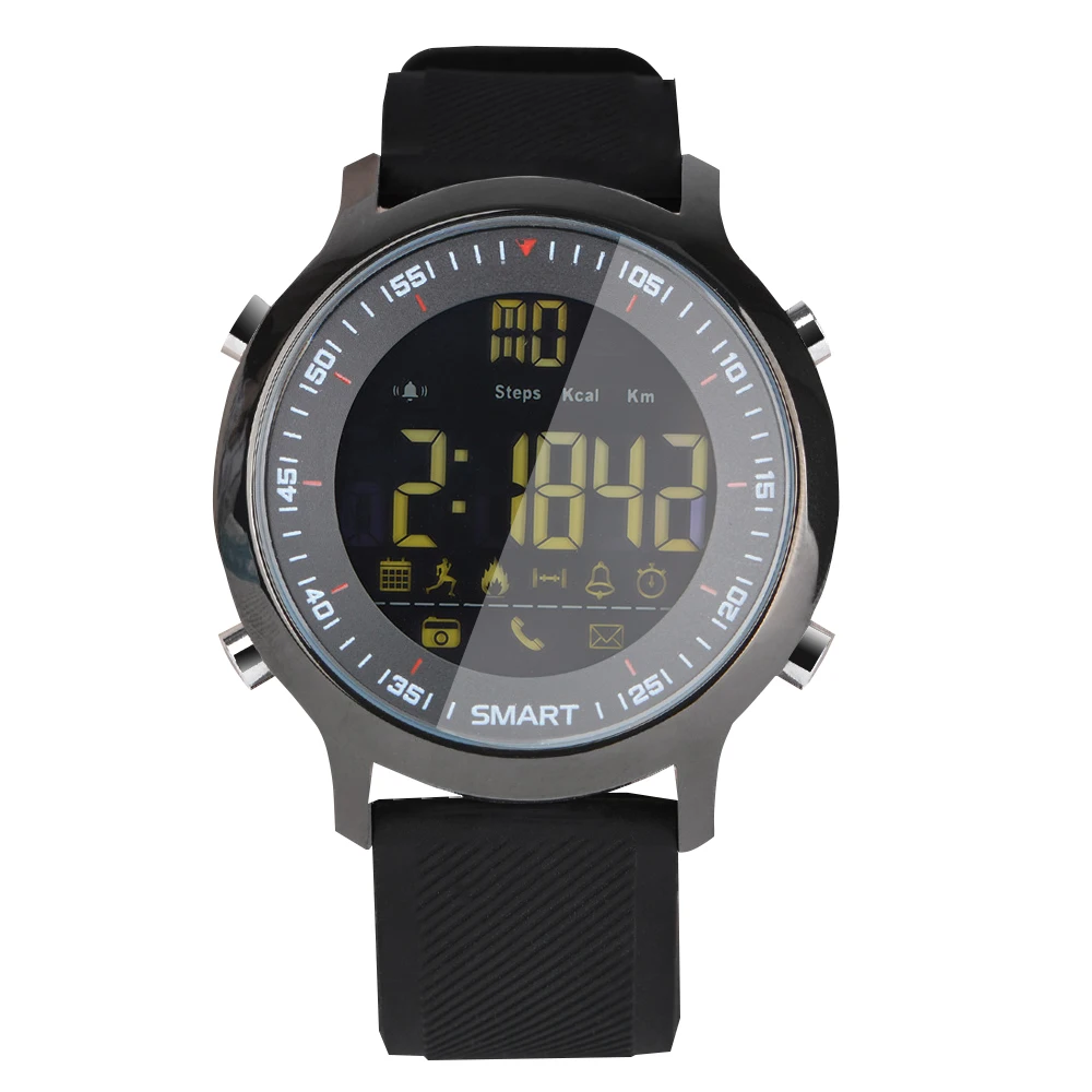 

Outdoor smart sports watch 5ATM waterproof Calories Stopwatch luminous Alarm Clock Smart Bracelet for apple Android xiaomi