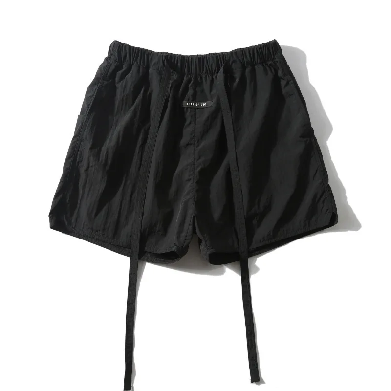 

Shoe of God shorts fog 6th black ribbon beach shorts beach pants