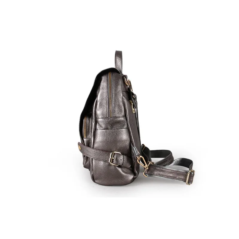 Кожаные сумки из воловьей кожи крокодиловый рюкзак повседневный для диких леди